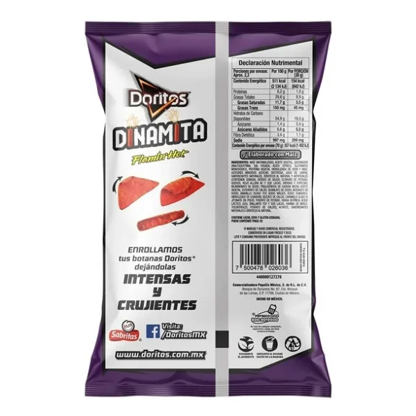 Doritos Flamin´Hot Dinamita de 70 g