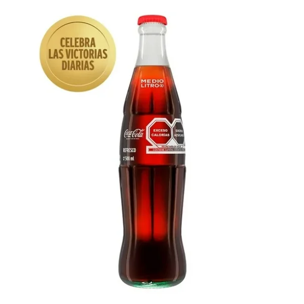 Refresco Coca Cola de vidrio 500 ml