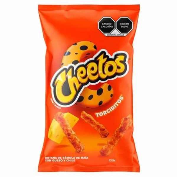 Botana Cheetos Torciditos sabor queso y chile 58 g